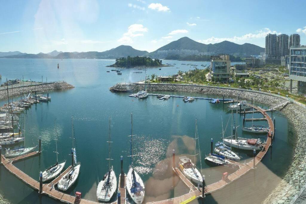 The Castle Ocean Marina Double Suite Yeosu Dış mekan fotoğraf