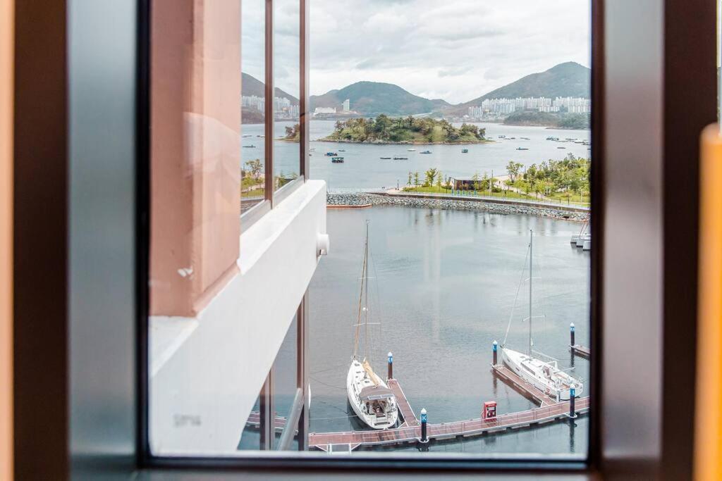 The Castle Ocean Marina Double Suite Yeosu Dış mekan fotoğraf